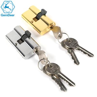 China Zinc 60mm Normal 3 Keys Full Zinc Lock Cylinder For Mortise Lock Door Keys for sale