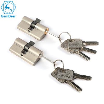 China Zinc Custom 60mm Zinc Door Cylinder Lock Cylinder Factory for sale