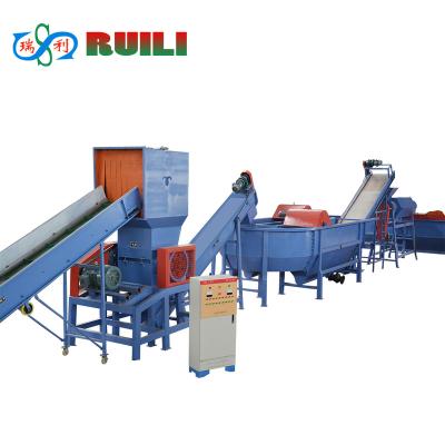 China Factory HDPE pp pe bag waste plastic film flakes hard crushing cleaning line washing reuse factory machine price for sale