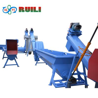 China Factory PET Bottle Crushing Pelletizing Line Wasted Tech Machine Key Plastic Recycling Training Power for sale