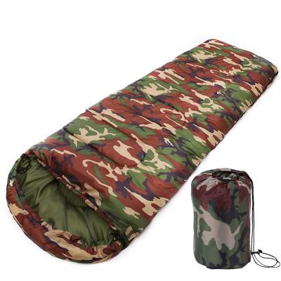 China Wholesale 170T Polyester Envelope Type Outdoor Cheap Adult Hollow Fiber Cotton Waterproof Travel Increasing Camping Envelope Sleeping Bag for sale