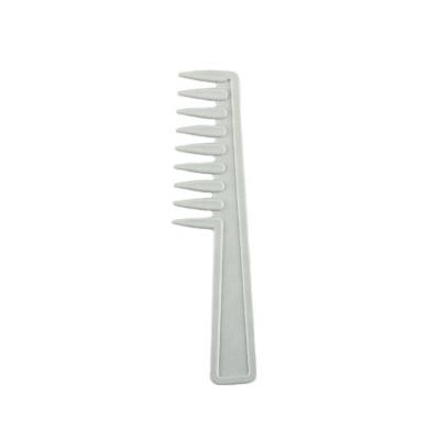 China Personal Care Hand Held Wide Tooth Plant Comb Degradable Material Household Hair Comb for sale