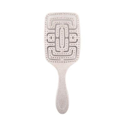 China Natural fiber degradable brush PLA material biodegradable hair brush manufacturers personal care detangling brush for sale