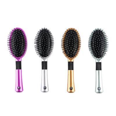 China Private Label Waterproof Plastic Hairbrush Custom Logo Massage Hair Brush for sale