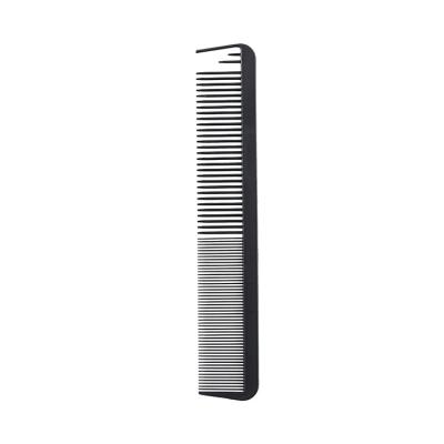 China Anti-static carbon home comb for salon hairdresser comb carbon fiber black pins for sale