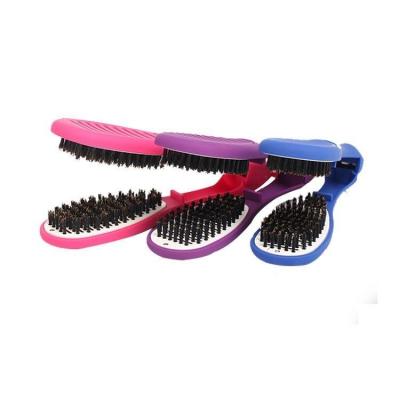 China Safety Colored Plant Professional Hair Straightener With Brush for sale