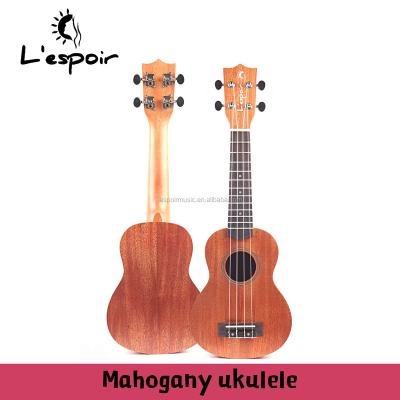 China 21 inch soprano mahogany ukulele for mahogany ukulele for sale