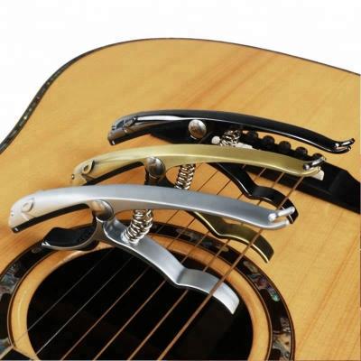 China Durable Leopard Metal Guitar Zinc Alloy Capo For Acoustic Guitar OEM Factory Manufacture for sale