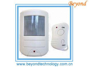 China 130 Decibel Siren Wireless PIR Motion Sensor Alarms With One Remote Control for sale