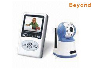 China Video/Audio Wireless Baby Monitor with IR Night Vision, AV Output and Auto-awake for sale