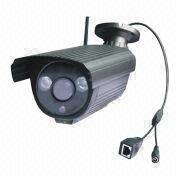 China Wireless IP Cameras with 1280 x 720 at 720P Night Vision, Waterproof, H.264 Compression for sale