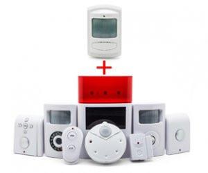 China Smart Wireless 3G GSM SMS Motion Sensor Alarm Integrated Security Systems with  Remind Siren for sale