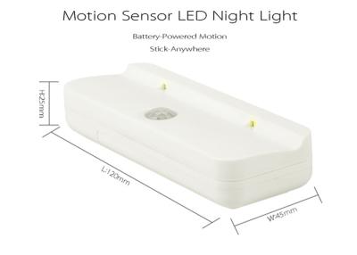 China IP20 Wireless Pir Motion Sensor Light Battery Operated High Brightness for sale