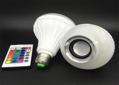 China Bright Bluetooth Music Light Bulb , Compact Remote Control Music Playing Light Bulbs for sale