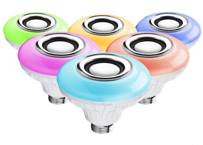 China E26 / B22 12 Watt Bluetooth Speaker Led Light Bulb 400 Lumen Lightweight for sale