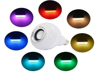 China Dimmable Colorful Audio Bluetooth Music Light Bulb Wireless For Home for sale