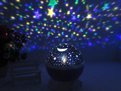 China Proyector romántico llevado decorativo brillante estupendo de la lámpara de la luna del cielo de la estrella del cosmos de las luces de la noche en venta