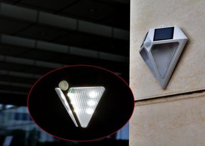 China Diamond Shaped IP65 Solar LED Motion Sensor Light , Solar Powered Outdoor Security Lights for sale