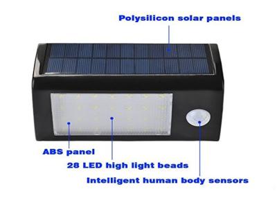 China 350LM 3.5 Watt Solar LED Motion Sensor Light Heatproof Intelligent Durable for sale