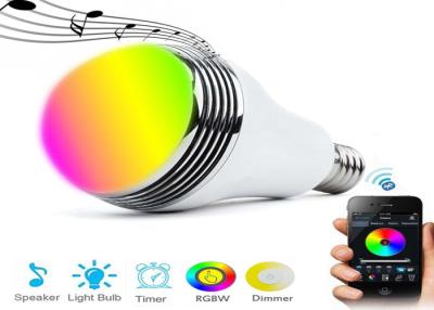 Κίνα Έξυπνη 6W RGB Bluetooth λάμπα φωτός μουσικής Dimmable για τις αρρενωπές IOS συσκευές συστημάτων προς πώληση