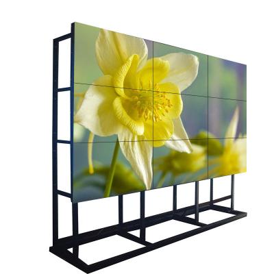 China Indoor Cabinet Rack 55 Inch Stitching FHD Multi Screen Advertising Panel 1920*1080 LCD Video Wall for sale