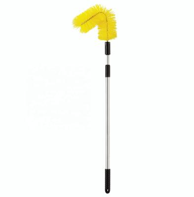 China Durable Long Bristle Handle Rain Gutter Cleaner Sweep Telescopic Gutter Cleaning Brush for sale