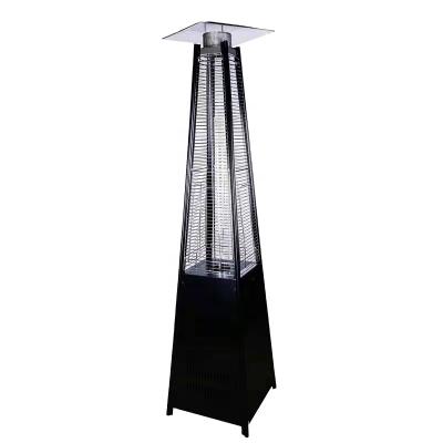 China Stored Floor Tower Shaped Quadrilateral Outdoor Patio Gas Flame Free Safe Heater for sale