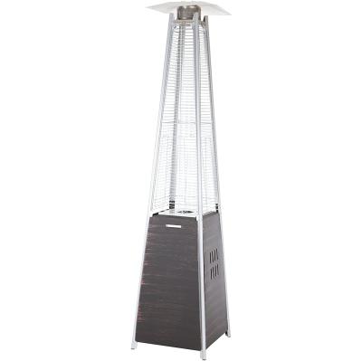 China High Quality Stored Outdoor Square Pyramid Gas Flame Free Safe Square Patio Heater for sale