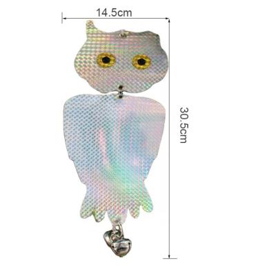 China Viable Wholesale Bird Repellent Owl Shaking Owl Bird Repellent Thoughtful With Bell for sale