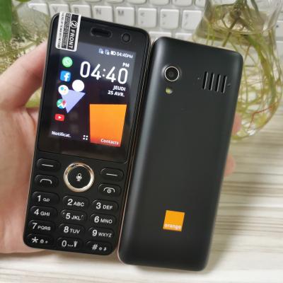 China Dual SIM Card 2.4 inch dual sim card feature phone 3g unlocked KAI OS cheapest phones with facebook for sale