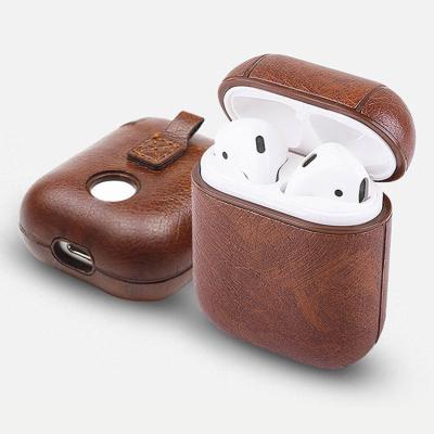 China Protective Leather Cover for Wireless Earphone Charging Case C44 for sale