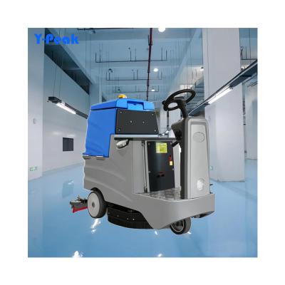 China Hotels Commercial Battery Operated ride on Industrial Electric Floor Washing Machine Floor Scrubber for sale