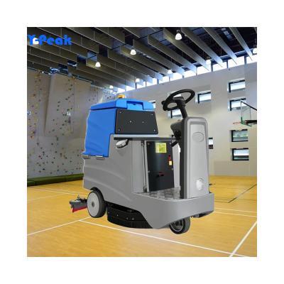 China Hotels 2024 Top Quality hardwood Commercial Floor Scrubber floor washing cleaning machine floor scrubber for sale