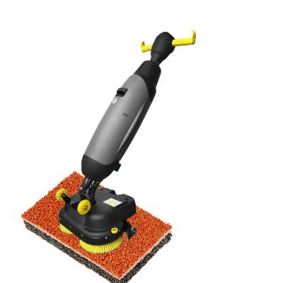 China Hotels Electric Walk-Behind Floor Scrubber Cleaning Machine Restaurant Use Featuring Plastic Construction Core Motor Hand Push Design for sale