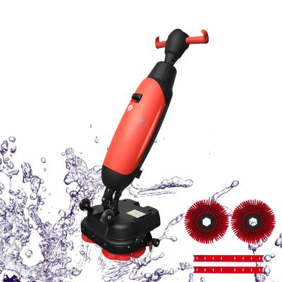 China Hotels Best Quality Portable High Speed Deep Small Commercial Floor Scrubber Machine Battery Floor Scrubber for sale