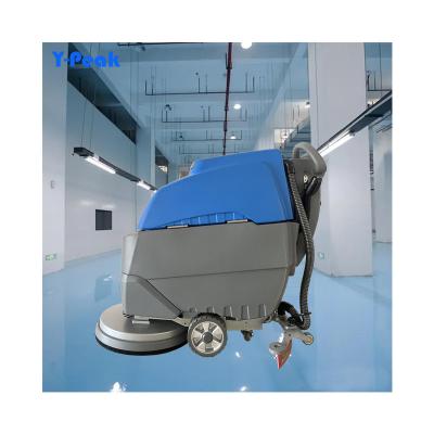 China Hotels High Quality Durable Commercial Small Electric Tile Floor Cleaning Scrubber Machine Automatic Floor Scrubbers for sale