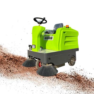 China Hotels Ride On Industrial Floor Sweeper Machine Electric Vacuum Road Sweeper Cleaner Electric Street Sweeper for sale