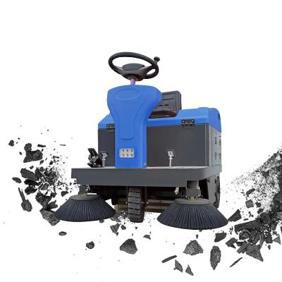 China Hotels Ride On Road Sweeper Industrial Mechanical Electric Floor Sweeper Machine Mobile Street Sweeper for sale