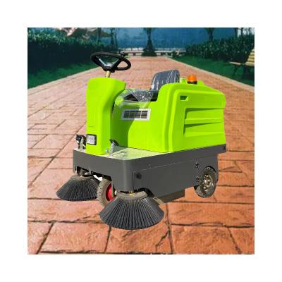 China Hotels Industrial Battery Electric Ride-On Road Vacuum Sweeper Street Cleaner Plastic Material Core Components Including Motor for sale