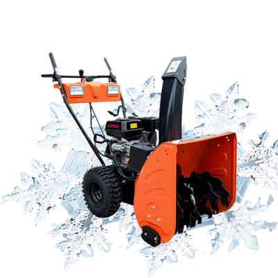 China Hotels Multifunctional Sweeper Snow 13HP Gasoline Snowplow Snowblower Sweeper Machine for sale