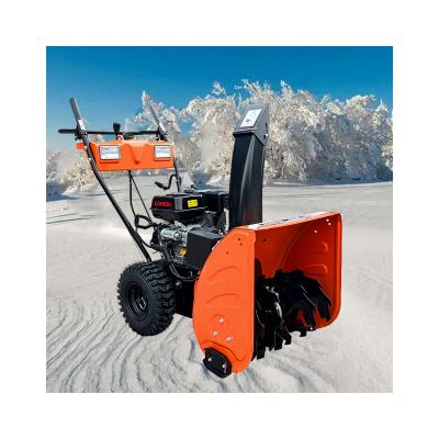 China Hotels 15HP Double Wheel Snow Thrower with 15HP Motor Walk-Behind for Home Restaurant Retail and Farm New Metal Material for sale