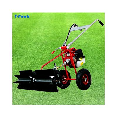 China Hotels China Hot Sale Gasoline / Petrol Lawn Power Artificial Grass Outdoor Road Street Turf Sweeper for sale