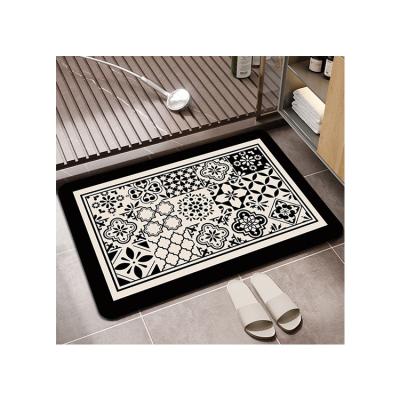 China Wholesale Price Sustainable Custom Super Absorbent Floor Bath Shower Mat Non-Slip for sale