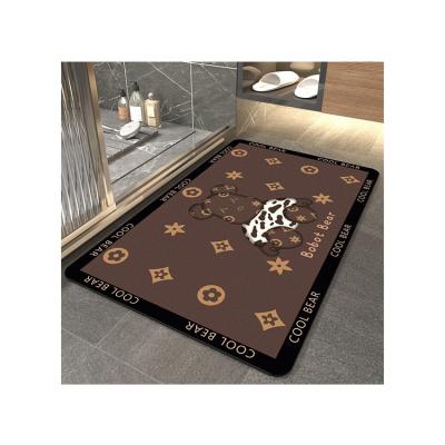 China Sustainable Hot Sale High Quality Super Absorbent Bath Mat Quick Drying Bathroom Rug for sale