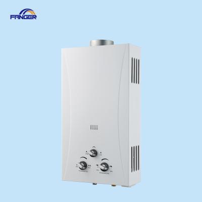 China RV Fanger Digital Control Gas Geyser LPG NG Gas Camping Water Heater for sale