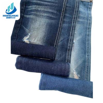 China Blue 10.5oz Tear-resistant 100% Cotton Blue Hoop All Cotton Denim Fabric in 100% Cotton for sale