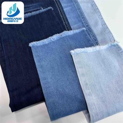 China Wrinkle Resistant Hongyue Cotton Denim Factory Super Soft Wholesale Denim Fabric Rolls for sale