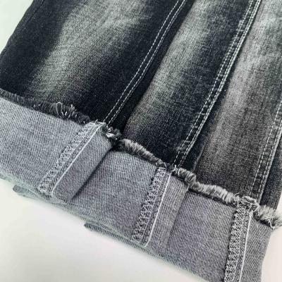 China Wrinkle Resistant 10.6oz Black Gaiters Stretch Denim High Quality Denim Wicking Cloth Jeans Cloth For Dresses for sale