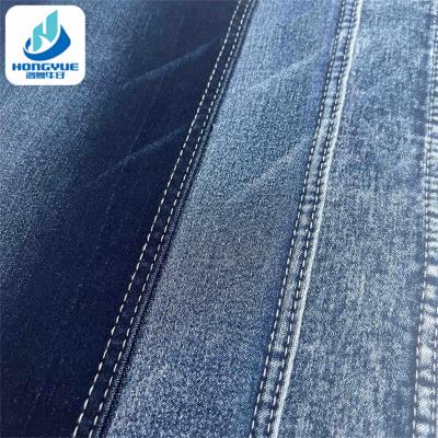 China Wrinkle Resistant Hongyue Guangzhou Professional Bulk Blue Denim 10.2oz Fabric Price Per Meter for sale