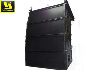 China Plywood Stadiums Linear Sound System / Single Lf Driver Portable Pa Speaker for sale